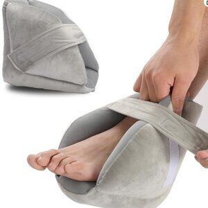 Fanwer 2 pc Foot Heel Cushion Support Pillows Pale Blue Unisex